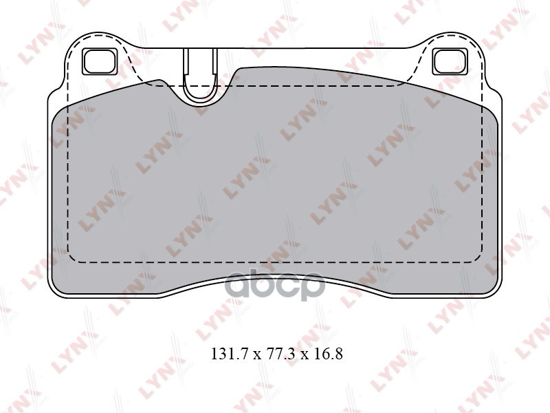 Колодки тормозные передние подходит для VW Touareg(7L/7P) 3.0-6.0 04 BD-8028 LYNXauto арт. BD-8028