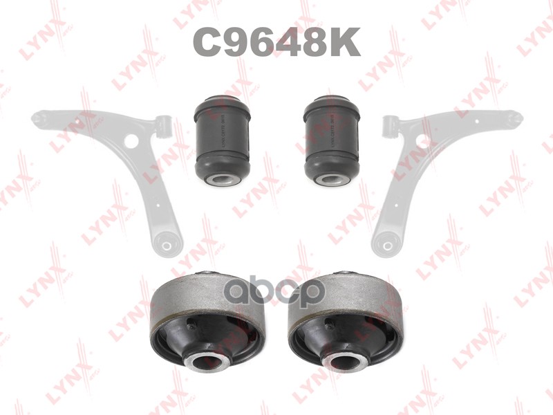 Комплект сайлентблоков / Рычагов / Перед. подв. подходит для MITSUBISHI Asx 1.6-1.8D 10 / Lancer 1.5-2.0D 08 / Outlander II-I...