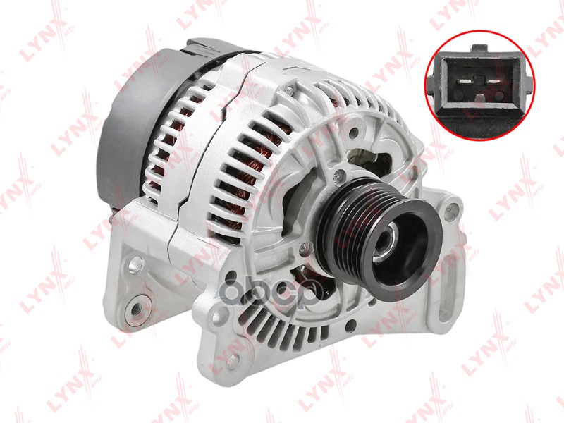 Генератор VW Caddy II 1.4-1.6 95> / Golf III 1.4-2.0 91> / Passat 1.6-2.0 88> / Transporter IV 1.9D- LYNXauto арт. ea-1119