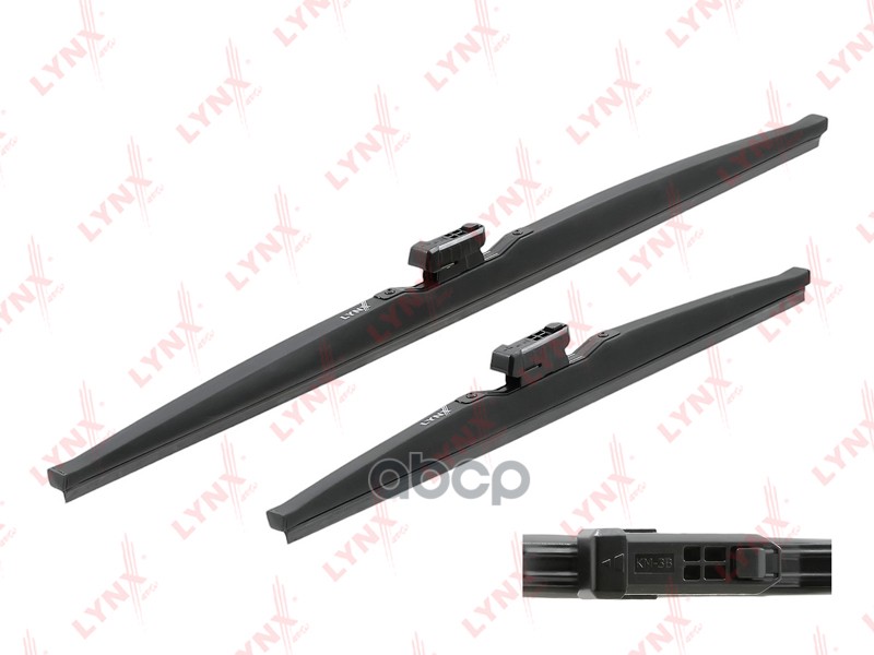 Щетка стеклоочистителя зимняя  комплект 600/400мм SKODA Rapid 12>  VW Polo V 09> LYNXauto арт. lw6040b