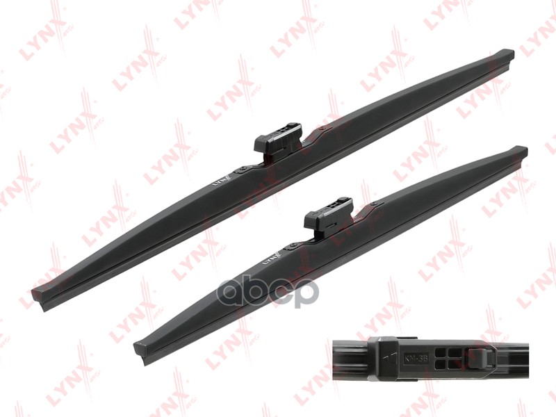 Щетка стеклоочистителя зимняя  комплект 600/480мм SKODA Octavia III 12> / Jetta IV 11> / Passat 10-1 LYNXauto арт. lw6048b