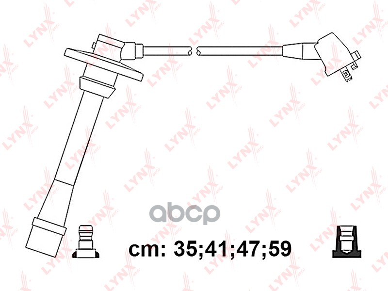 Провода Высоковольтные Подходит Для Toyota Caldina Spc7570 LYNXauto арт. SPC7570