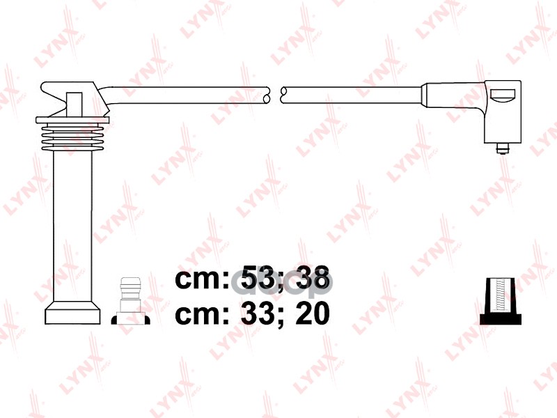 Провода высоковольтные FORD Mondeo III 1.8-2.0 16V LYNXauto арт. spe3037