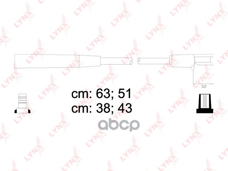 Провода высоковольтные подходит для LADA 2108-10  8V инж / Kalina SPE4610 LYNXauto арт. SPE4610