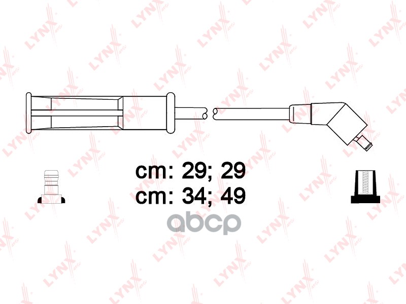 Провода высоковольтные RENAULT Clio 1,4-1,6 98> / Kangoo 1,4 98> / Megane LYNXauto SPE6320 LYNXauto арт. SPE6320