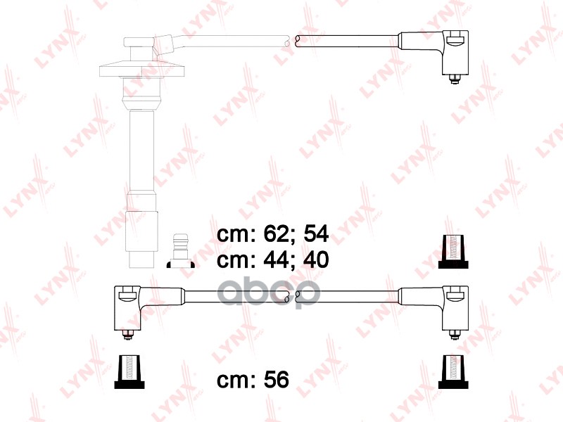 Комплект Высоковольтных Проводов (Класс E) LYNXauto арт. SPE7508