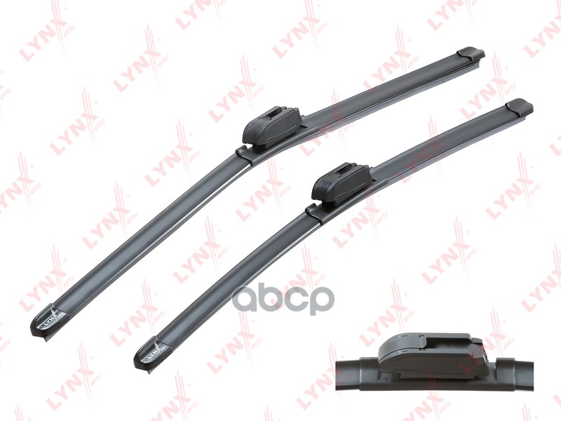 Щетка стеклоочистителя бескаркасная  комплект 550/480мм BMW 3 97-04  FORD Focus 99>11  HONDA Accord LYNXauto арт. xf5548h