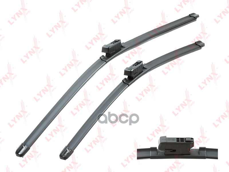 Щетка стеклоочистителя бескаркасная  комплект 650/530мм AUDI A6 IV 2012>2014 / A7 Sportback 2010>201 LYNXauto арт. xf6553b