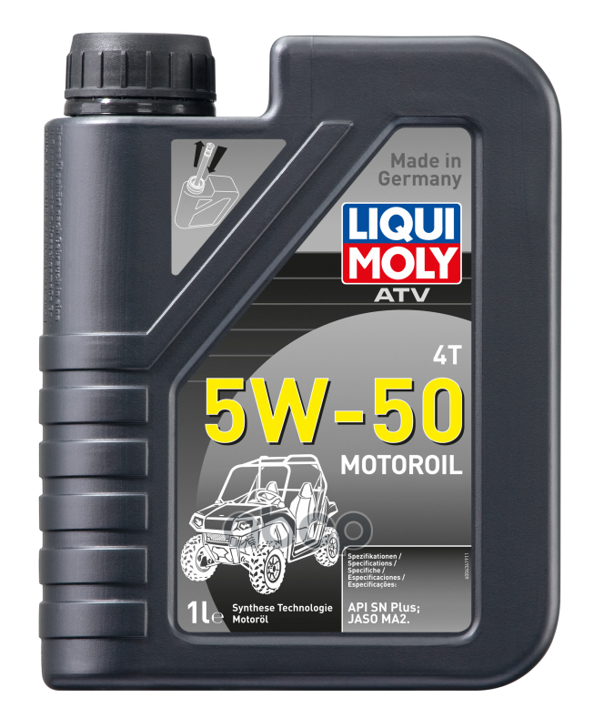 Нс-Синт. Мот.масло Д/4-Т.мотоц. Atv 4T Motoroil 5W-50 Sn Ma2 (1Л) 20737 Liqui moly арт. 20737