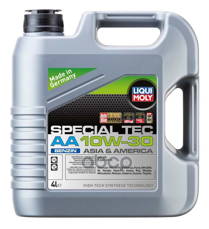 LIQUI MOLY Масло моторное Special Tec AA 10W-30 Benzin 4L