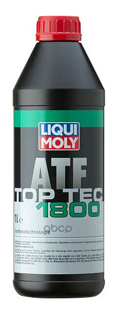 Масло трансмиссионное синтетическое для АКПП НС-Top Tec ATF 1800 1л (3687) 2381 LIQUI MOLY арт. 2381
