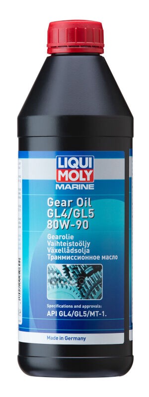 Масло трансмиссионное минеральное для водн техн Marine Gear Oil 80W-90 GL-4/GL-5/MT-1 1л 25069 LIQUI MOLY арт. 25069