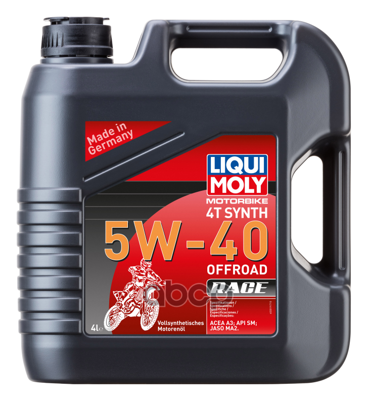 Масло Моторное Motorbike 4T Synth 5W-40 Offroad Race (Cинтетическое) (4L) LIQUI MOLY арт. 3019