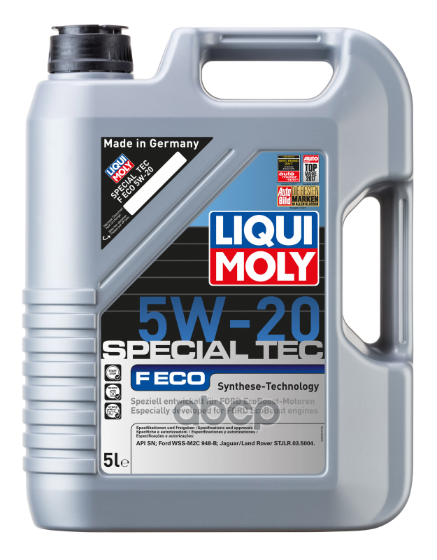 LIQUI MOLY Масло Моторное Синтетическое 5Л - Нс-Синт. Мот.масло Special Tec F Eco 5W-20 Sn C5