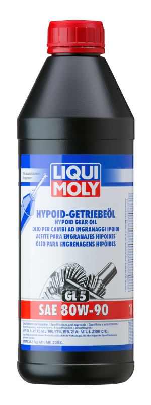 Масло трансмиссионное Hypoid-Getriebeoil 80W-90 GL-5 (1л) LIQUI MOLY арт. 4406