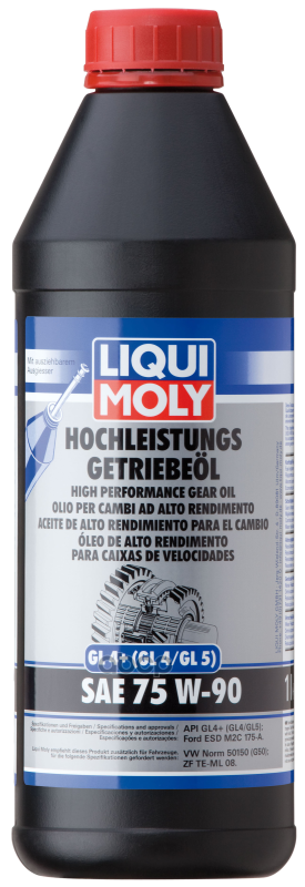 Масло трансмиссионное синтетическое Hochleistungs-Getrieb 75W-90 GL-4+ 1л (3979) 4434 LIQUI MOLY арт. 4434