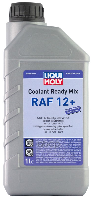6924 Liquimoly Антифриз Coolant Ready Mix Raf12+ (1Л) LIQUI MOLY арт. 6924