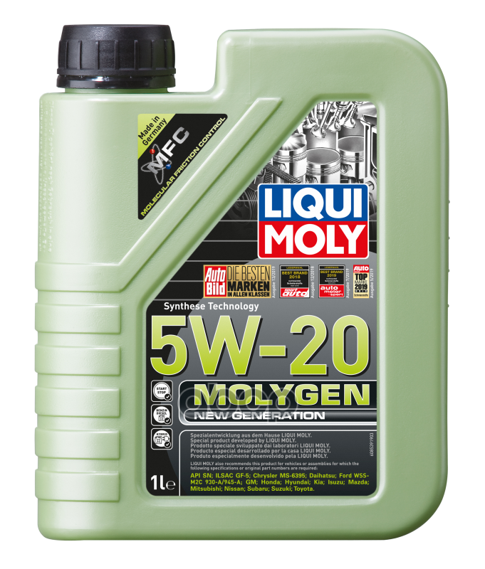 LIQUI MOLY Масло моторное Molygen Generation 5W-20 (1 л.)