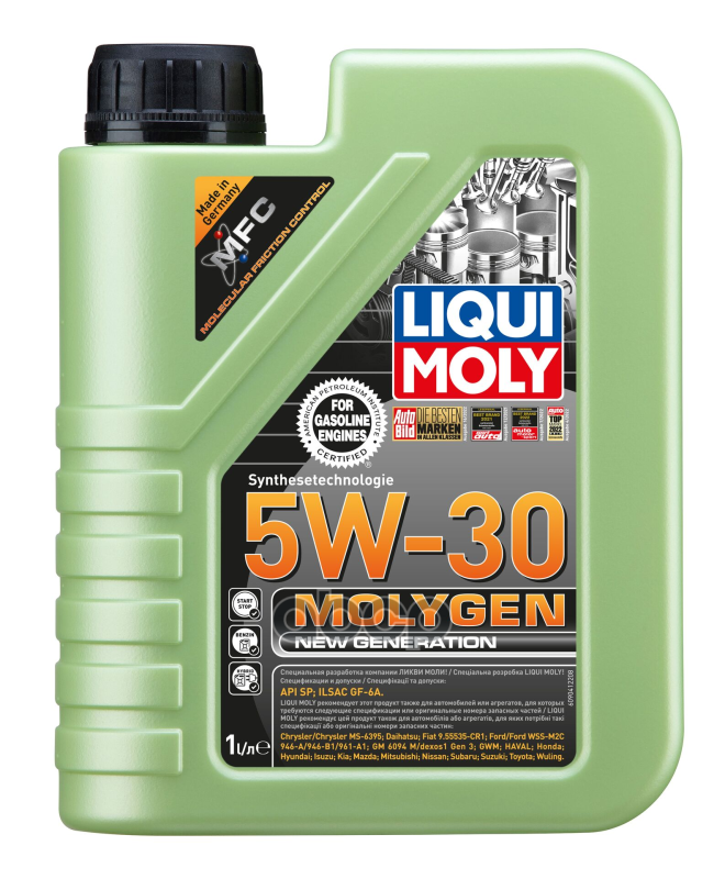 LIQUI MOLY Масло моторное синтетическое Molygen New Generation 5W30 SP, GF 6A, 1л