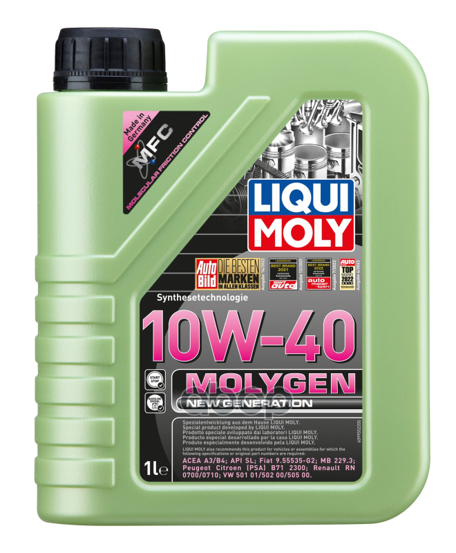 LIQUI MOLY Масло моторное Molygen Generation 10W-40 (1 л.)