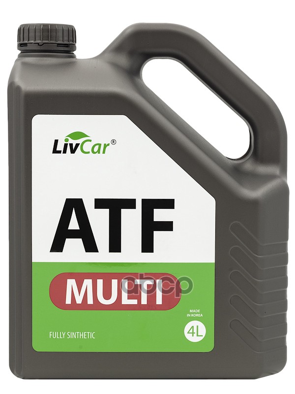 Жидкость трансмиссионная LivCar MULTI ATF (4л) LivCar арт. lc0405atf-004
