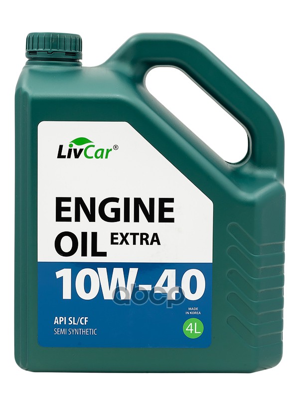 LivCar Масло моторное LIVCAR ENGINE OIL EXTRA 10W-40 API SL/CF (4л) LC2611040-004