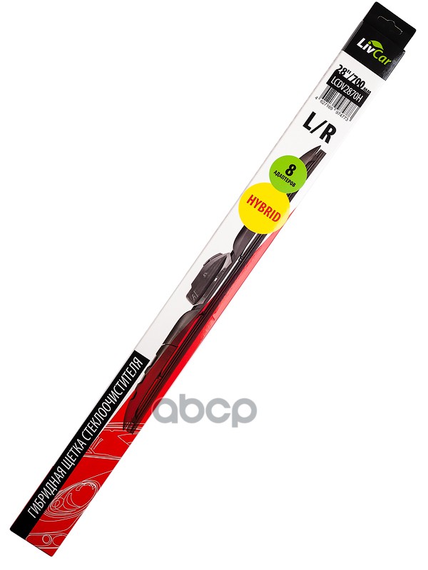 Щетка Стеклоочистителя Гибридная Livcar Hybrid  28''/700 Мм LivCar арт. lcdv2870h