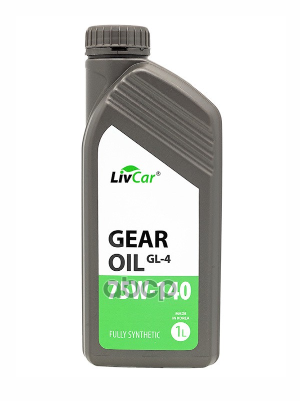 Масло трансмиссионное LIVCAR Gear Oil GL-4 75W140 (1л) LCGOL7514-001 LivCar арт. LCGOL7514-001