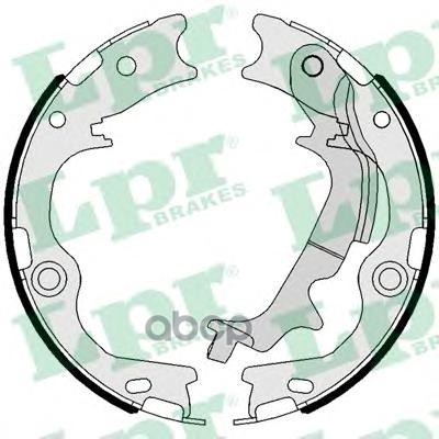 Комплект тормозных колодок 01116 Lpr арт. 01116