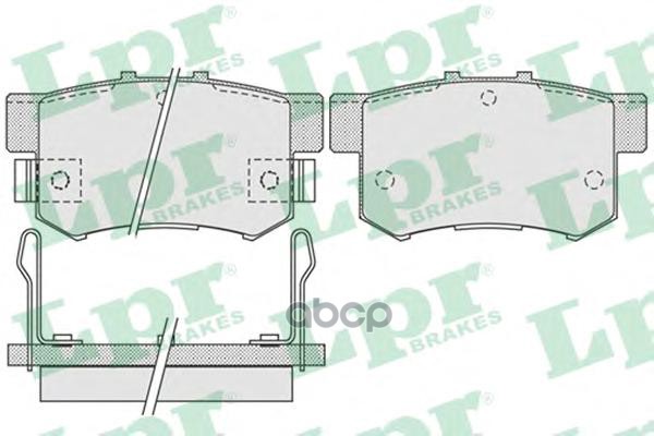 Колодки тормозные дисковые Lpr арт. 05P1014
