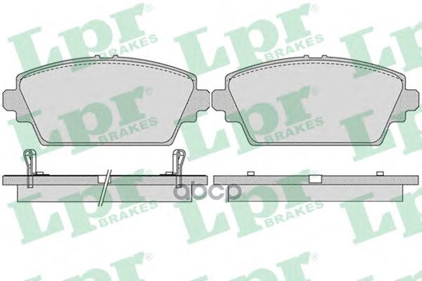 Колодки тормозные дисковые Lpr арт. 05P1036