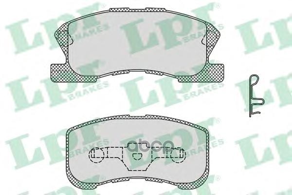 Колодки Тормозные Передние Lpr арт. 05P1042