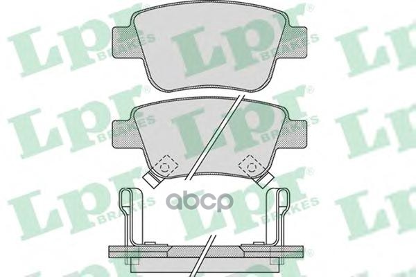 Колодки тормозные дисковые Lpr арт. 05P1113