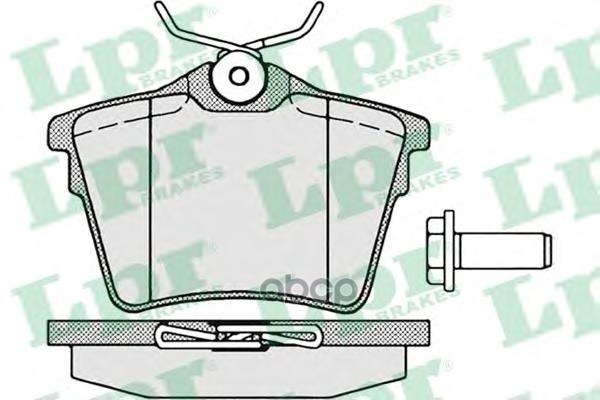 Комплект тормозных колодок 05P1195 Lpr арт. 05P1195