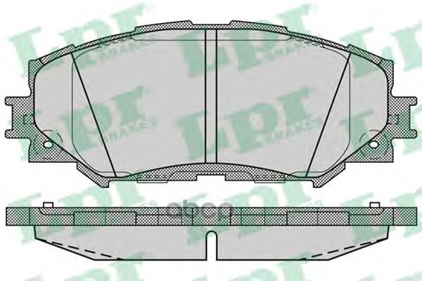 Колодки тормозные дисковые Lpr арт. 05P1258