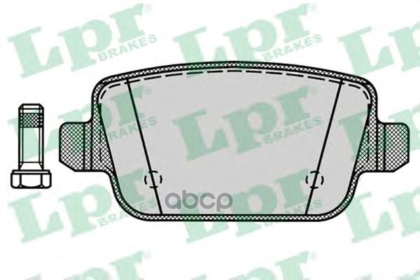 Комплект тормозных колодок 05P1272 Lpr арт. 05P1272