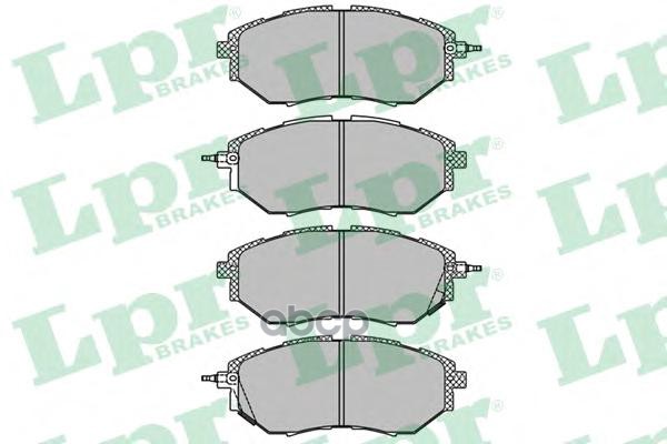 Колодки тормозные дисковые Lpr арт. 05P1402