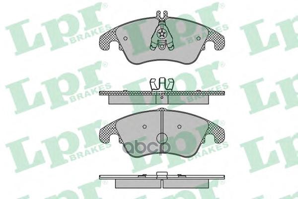 Комплект тормозных колодок 05P1421 Lpr арт. 05P1421