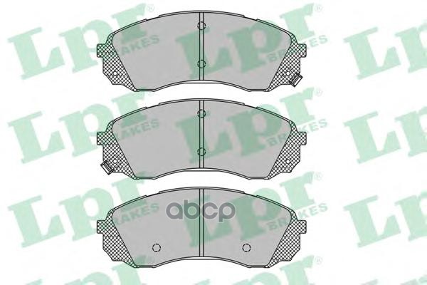 Комплект тормозных колодок 05P1451 Lpr арт. 05P1451