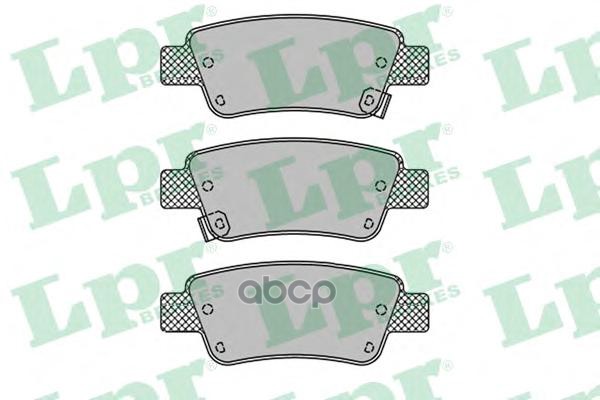 Колодки тормозные дисковые Lpr арт. 05P1455