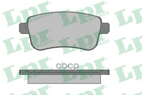 Комплект тормозных колодок 05P1484 Lpr арт. 05P1484