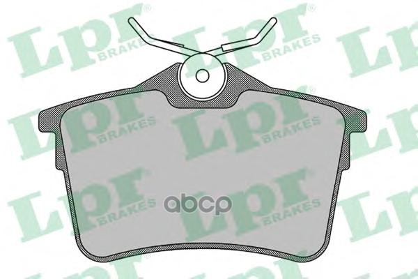 Колодки тормозные дисковые Lpr арт. 05P1500