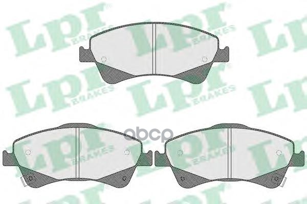 Комплект тормозных колодок 05P1589 Lpr арт. 05P1589