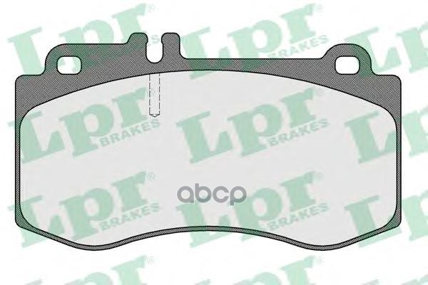 Комплект тормозных колодок 05P1592 Lpr арт. 05P1592