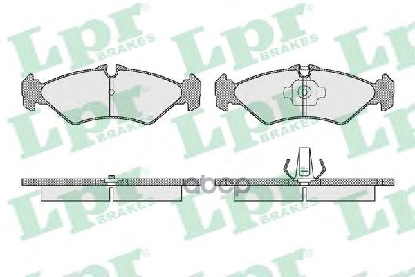 Комплект тормозных колодок 05P1614 Lpr арт. 05P1614