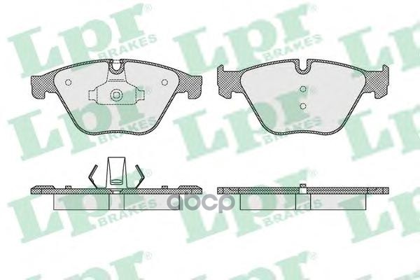 Колодки тормозные дисковые Lpr арт. 05P1619
