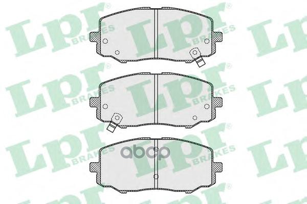 Комплект тормозных колодок 05P1633 Lpr арт. 05P1633
