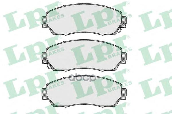Комплект тормозных колодок 05P1634 Lpr арт. 05P1634
