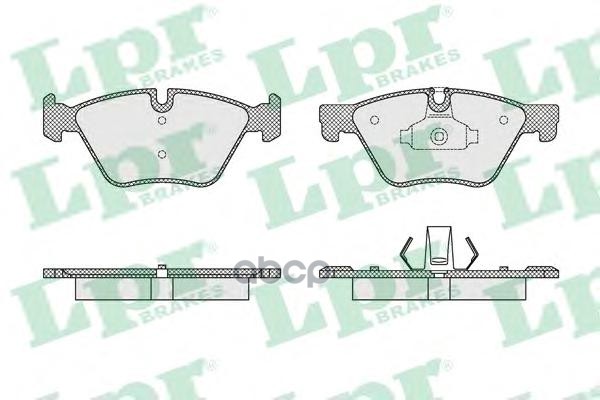 Колодки тормозные дисковые Lpr арт. 05P1641