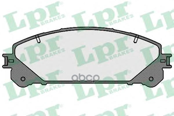 Колодки тормозные дисковые Lpr арт. 05P1691